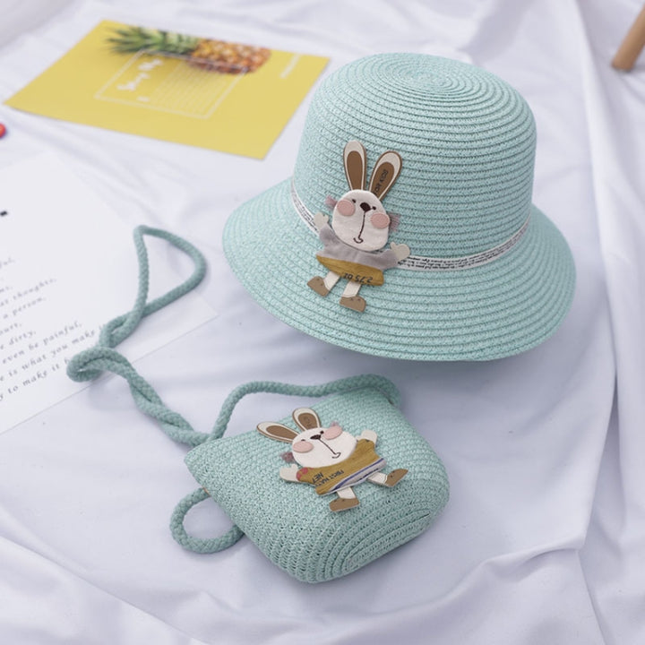 2 in 1 Children Beach Hat & Bag Set Sun Hat