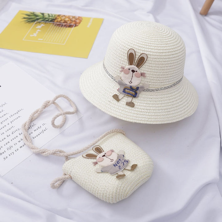 2 in 1 Children Beach Hat & Bag Set Sun Hat