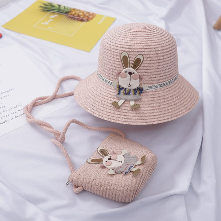 2 in 1 Children Beach Hat & Bag Set Sun Hat