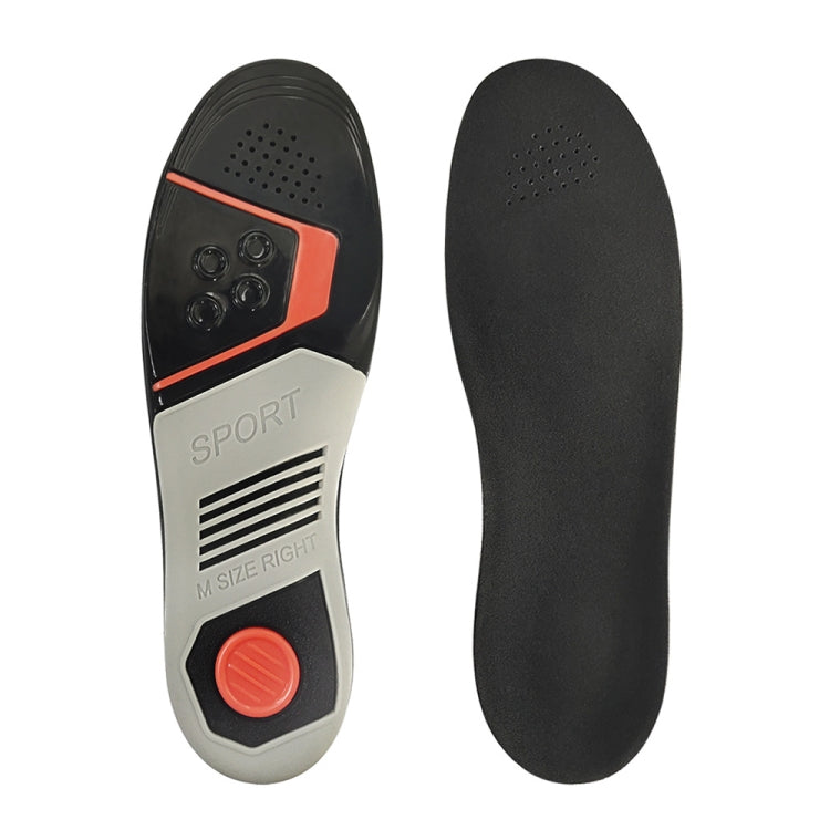 Sports And Casual Insoles TPE Shock Absorption Massage Arch Support Insoles, Size: S, S, M, L