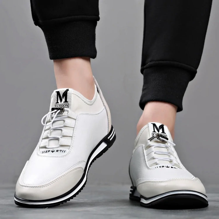 Men Spring Shoes Inner Height Increase Casual Sneakers, 39, 40, 41, 42, 43, 44, 45