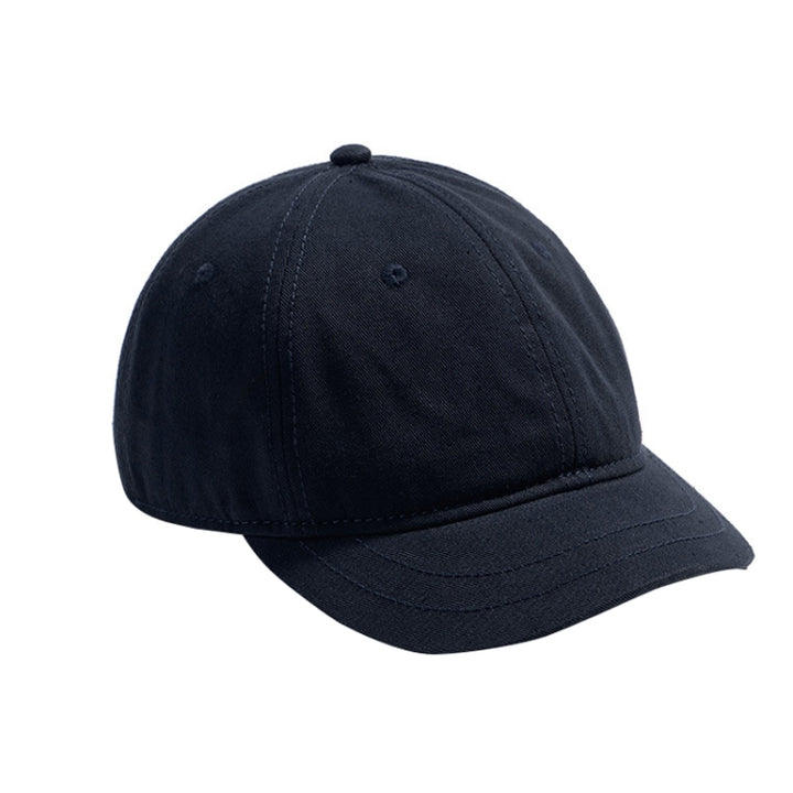 Soft Top Retro All-match Short-brimmed Hat Big Head Peaked Cap, Black, Grey, Navy, Coffee, Army Green, Beige White