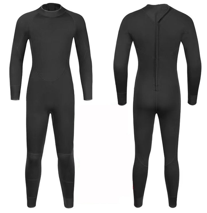 DIVESTAR 3mm Adult One Piece Wetsuit Long Back zipper Warm Diving Surf Suit, S, M, L, XL, XXL, XXXL