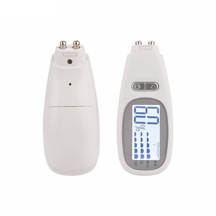 LCD Digital Skin Analyzer Facial Moisture Tester, White