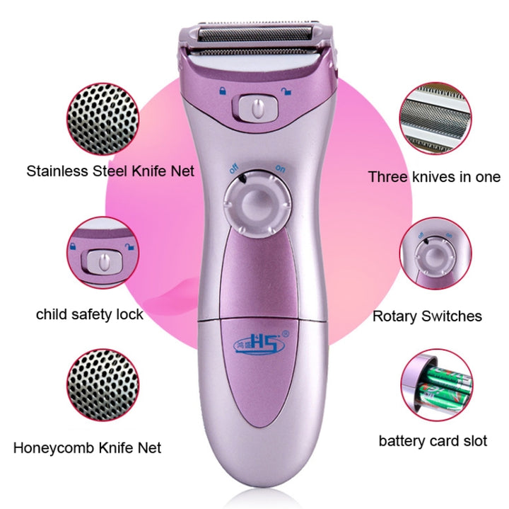 HS-3001 Women Electric Lady Shaver Razor Haircut Epilator