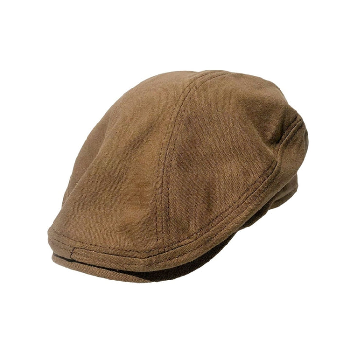 Retro Forward Cap Linen Cap Spring And Summer Beret, Black, White, Beige, Red Brown, Dark Khaki, Light Khaki