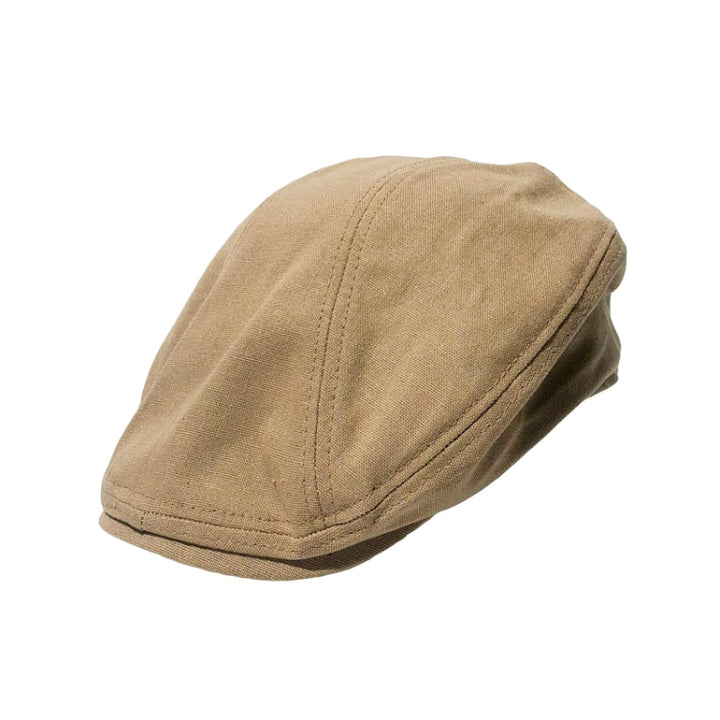 Retro Forward Cap Linen Cap Spring And Summer Beret, Black, White, Beige, Red Brown, Dark Khaki, Light Khaki