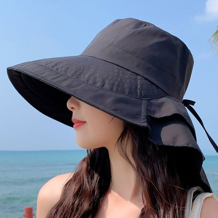 8062 Women Summer Neck Protection Sunscreen Hat Large Brim Fisherman Hat, 8062 Blue, 8062 Purple, 8062 Khaki, 8062 Black, 8062 Pink, 8062 Navy, 8062 Beige, 8062 Dark Gray, 8062 Army Green, 8062 Light Gray