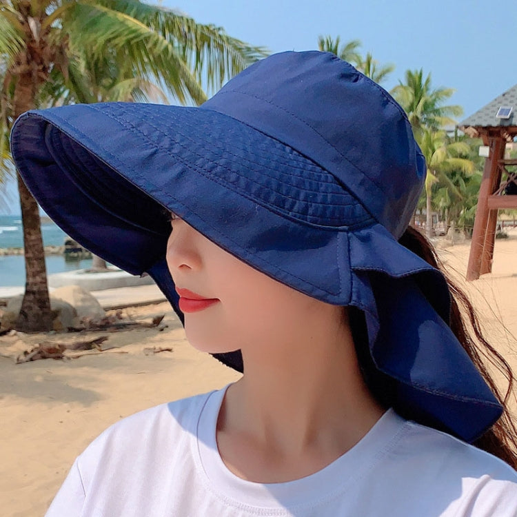 8062 Women Summer Neck Protection Sunscreen Hat Large Brim Fisherman Hat, 8062 Blue, 8062 Purple, 8062 Khaki, 8062 Black, 8062 Pink, 8062 Navy, 8062 Beige, 8062 Dark Gray, 8062 Army Green, 8062 Light Gray