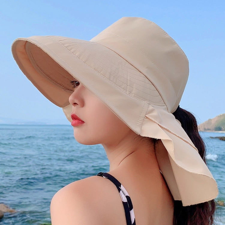 8062 Women Summer Neck Protection Sunscreen Hat Large Brim Fisherman Hat, 8062 Blue, 8062 Purple, 8062 Khaki, 8062 Black, 8062 Pink, 8062 Navy, 8062 Beige, 8062 Dark Gray, 8062 Army Green, 8062 Light Gray