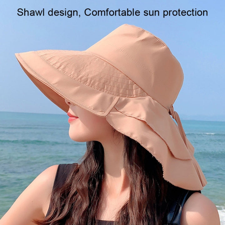 8062 Women Summer Neck Protection Sunscreen Hat Large Brim Fisherman Hat, 8062 Blue, 8062 Purple, 8062 Khaki, 8062 Black, 8062 Pink, 8062 Navy, 8062 Beige, 8062 Dark Gray, 8062 Army Green, 8062 Light Gray