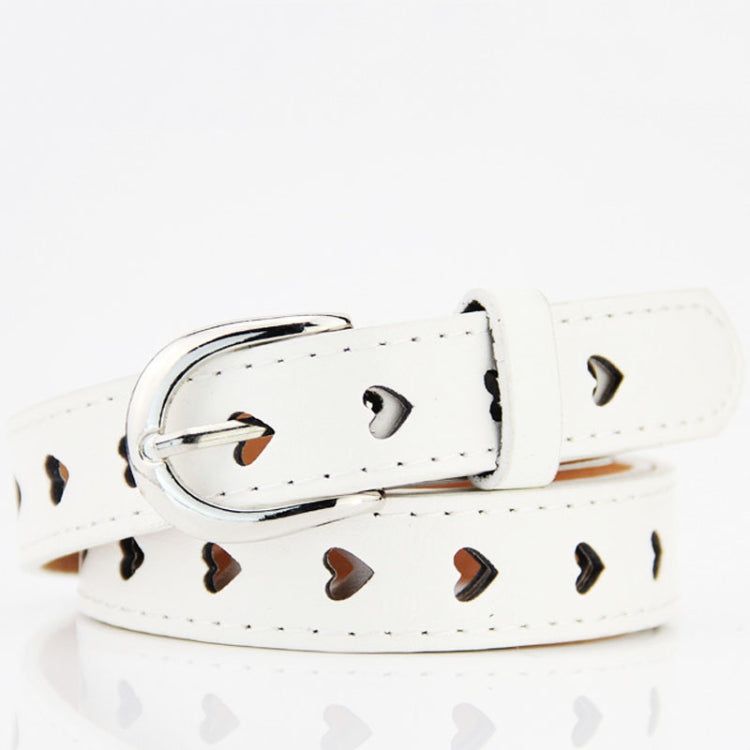 Dandali DC141 Women Pinching Belt Cutout Heart Belt, DC141 Brown, DC141 Red, DC141 Yellow, DC141 Green, DC141 Blue, DC141 White, DC141 Camel, DC141 Orange, DC141 Pink, DC141 Rose Red