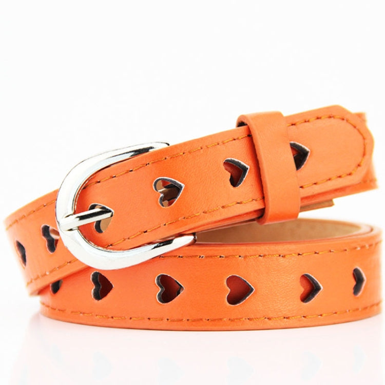 Dandali DC141 Women Pinching Belt Cutout Heart Belt, DC141 Brown, DC141 Red, DC141 Yellow, DC141 Green, DC141 Blue, DC141 White, DC141 Camel, DC141 Orange, DC141 Pink, DC141 Rose Red