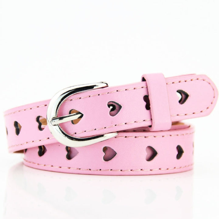 Dandali DC141 Women Pinching Belt Cutout Heart Belt, DC141 Brown, DC141 Red, DC141 Yellow, DC141 Green, DC141 Blue, DC141 White, DC141 Camel, DC141 Orange, DC141 Pink, DC141 Rose Red