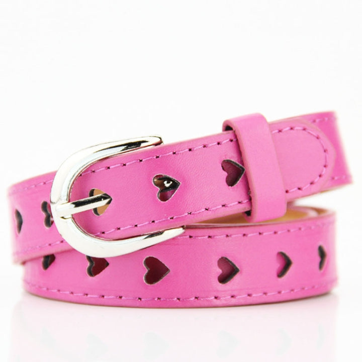 Dandali DC141 Women Pinching Belt Cutout Heart Belt, DC141 Brown, DC141 Red, DC141 Yellow, DC141 Green, DC141 Blue, DC141 White, DC141 Camel, DC141 Orange, DC141 Pink, DC141 Rose Red