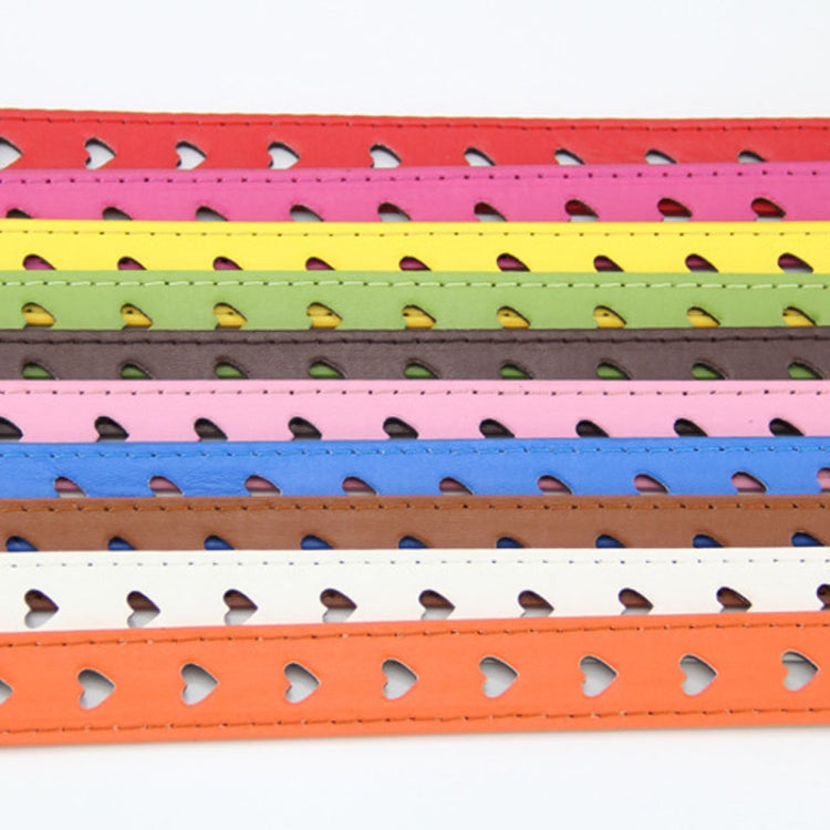 Dandali DC141 Women Pinching Belt Cutout Heart Belt, DC141 Brown, DC141 Red, DC141 Yellow, DC141 Green, DC141 Blue, DC141 White, DC141 Camel, DC141 Orange, DC141 Pink, DC141 Rose Red