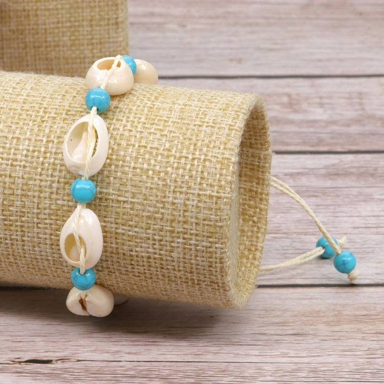 Hand Braided Rope Adjustable Shell Bracelet