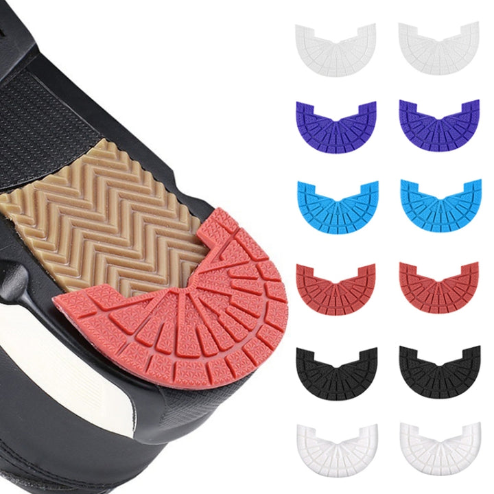 2 Pairs Thickened Rubber Sole Heel Wear-Resistant Non-Slip Patch, 37-38cm, 39-40cm, 41-42cm, 43-44cm, 45-46cm