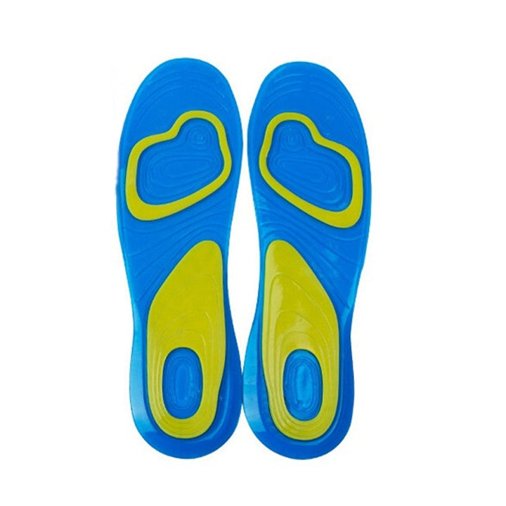 1 Pair Shock Absorption Silicone Gel Insole Arch Orthotic Pad,Size:, Female 38-42, Male 42-48