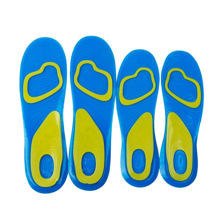 1 Pair Shock Absorption Silicone Gel Insole Arch Orthotic Pad,Size:, Female 38-42, Male 42-48