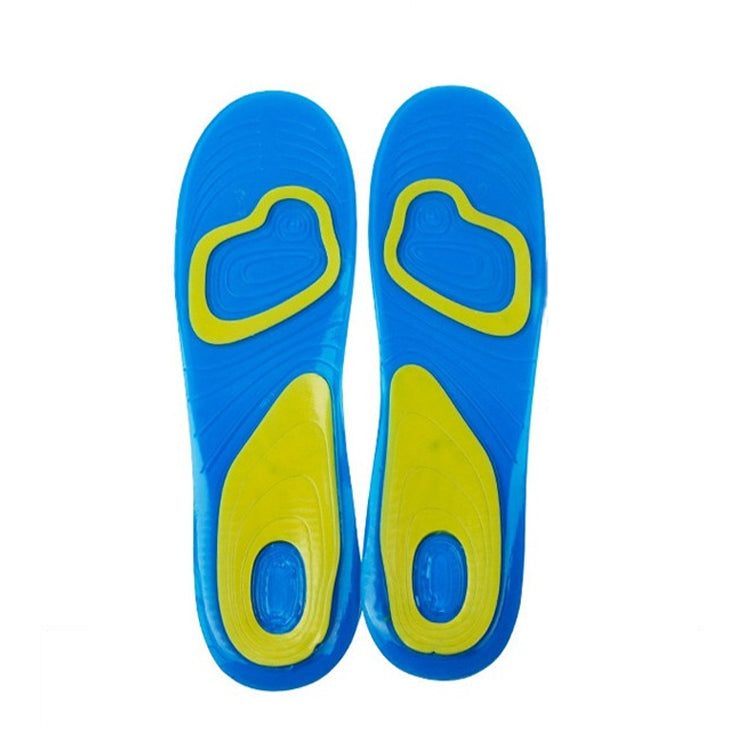 1 Pair Shock Absorption Silicone Gel Insole Arch Orthotic Pad,Size:, Female 38-42, Male 42-48