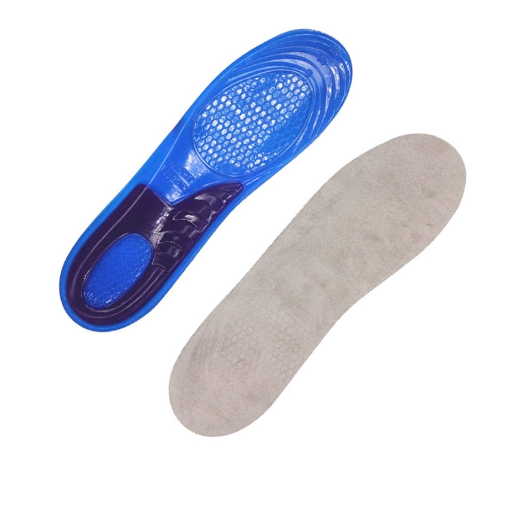 A210612 1 Pair TPE+GEL Insole Men and Women Honeycomb Shock Absorption Insole,Size:, Large, Medium, Small