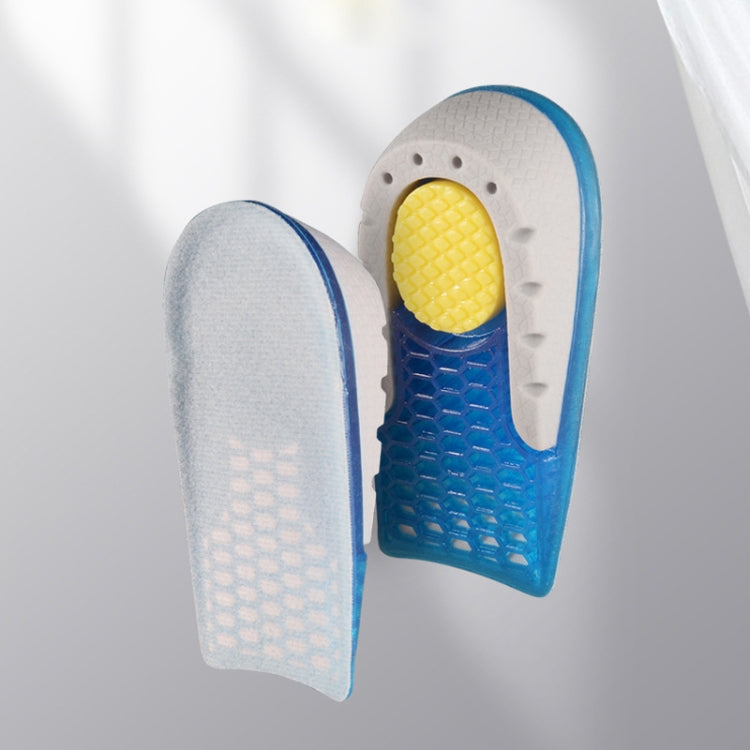 Silicone Honeycomb Shock Absorption TPE Heel Protection Pad Heightening Insole, Height 1.5 cm, Height 2.5 cm, Height 3.5 cm