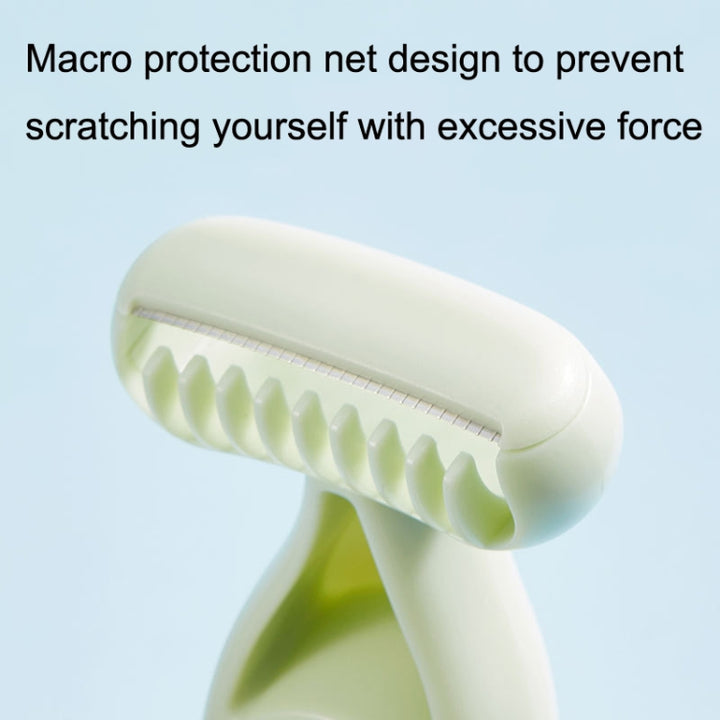 Sensitive Leg and Armpit Shaver Macro Blade Gentle Shaving Tool, Matcha Green, Natural Skin