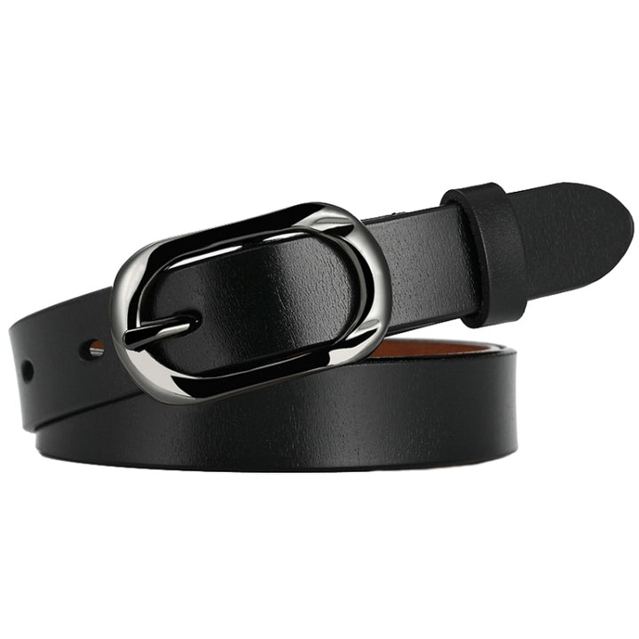 ZK--052 Soft and Wear-resistant Fine Cowhide Belt with Pin Buckle, Length:, 100cm, 105cm, 110cm, 115cm