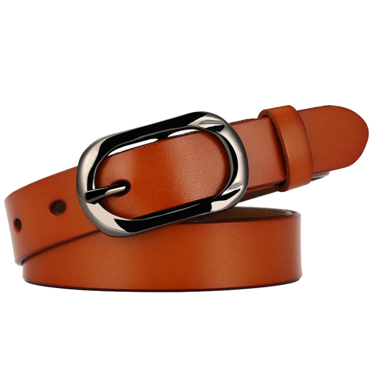 ZK--052 Soft and Wear-resistant Fine Cowhide Belt with Pin Buckle, Length:, 100cm, 105cm, 110cm, 115cm