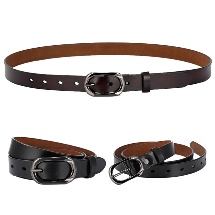 ZK--052 Soft and Wear-resistant Fine Cowhide Belt with Pin Buckle, Length:, 100cm, 105cm, 110cm, 115cm