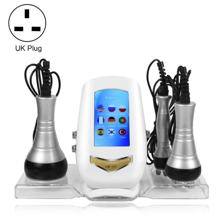 3-in-1 40K Ultrasonic Fat Blasting Device  Radio Frequency Beauty Device, Metal Handle, Plastic Handle