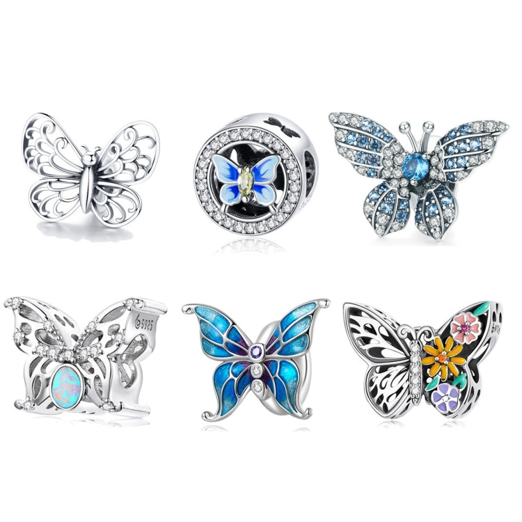 S925 Butterfly Series DIY Bracelet Pearl Accessories, Style:, BSC558, BSC062, BSC061, SCC1682, SCC2326, BSC588