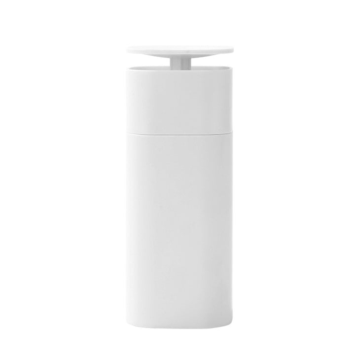 Household Press Lotion Dispenser Storage Bottle, White, Black