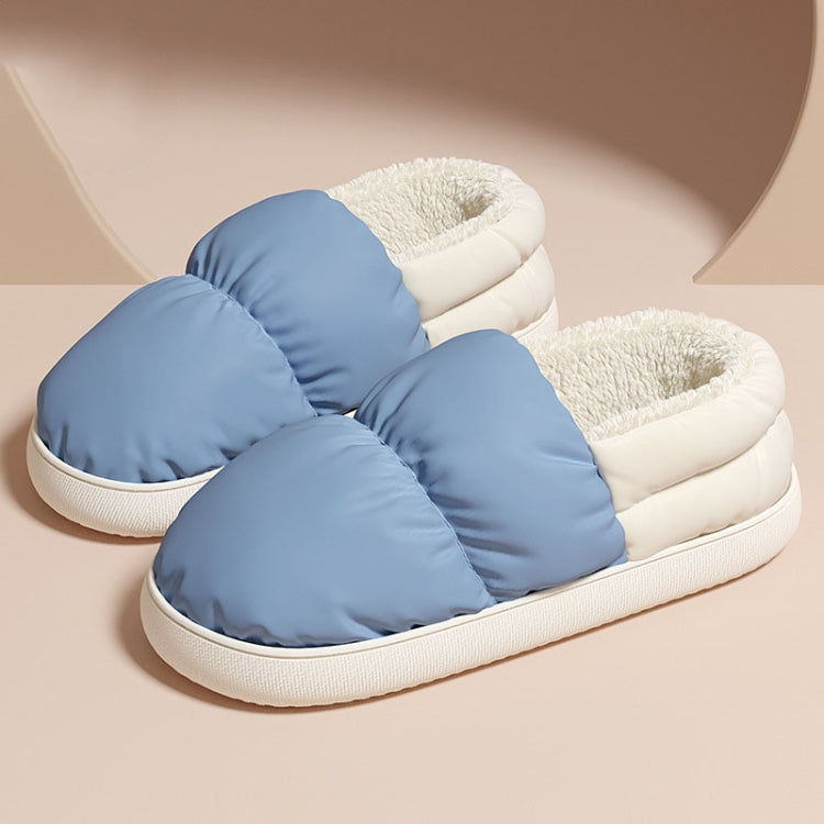 Winter Home Waterproof Thick-soled Cotton Shoes Plush Warm Cotton Slippers, 40-41, 42-43, 44-45, 36-37, 38-39