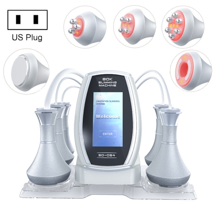 5 In 1 80K Ultrasonic Cavitation Vacuum Radio Frequency Lipo Slimming Machine, US Plug, EU Plug, UK Plug, AU Plug