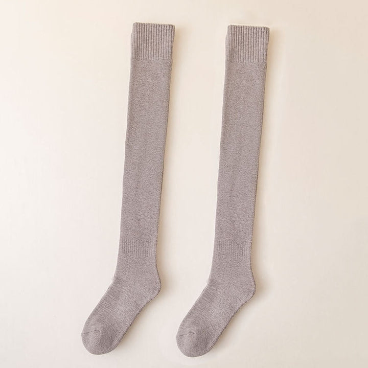 Autumn and Winter Skin-friendly Combed Cotton Compression Stockings