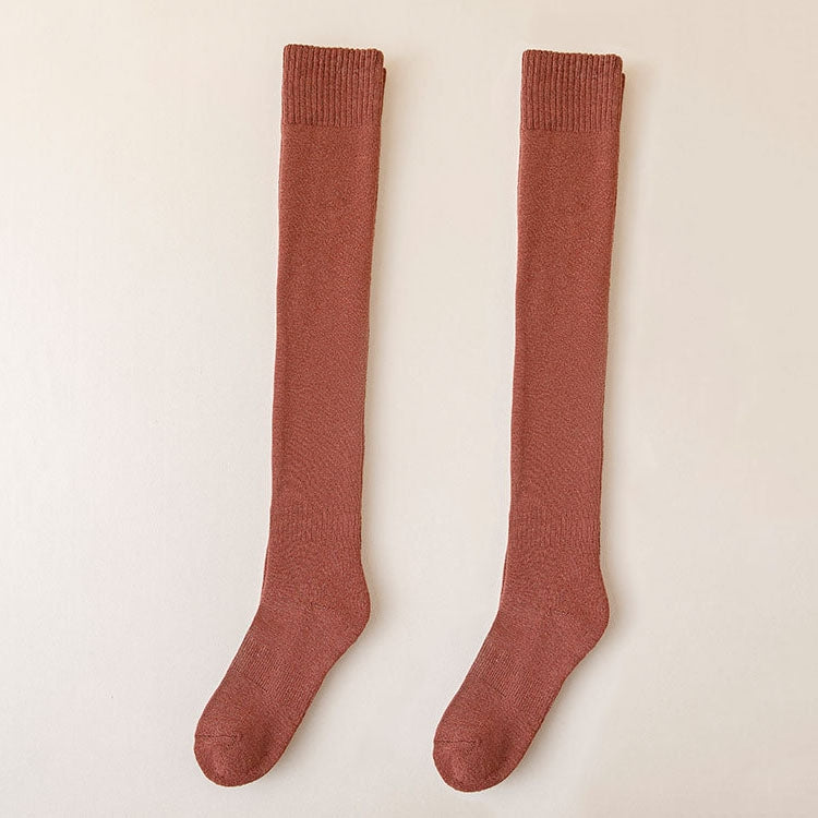 Autumn and Winter Skin-friendly Combed Cotton Compression Stockings