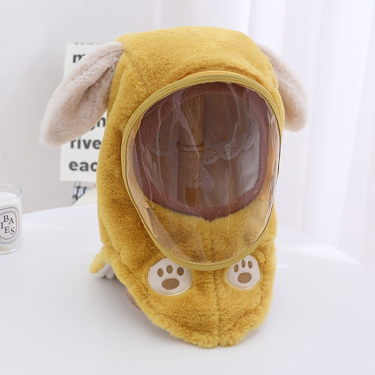 Winter Cute Rabbit Ears Kids Ear-Protection Hat with Removable Windproof Mask