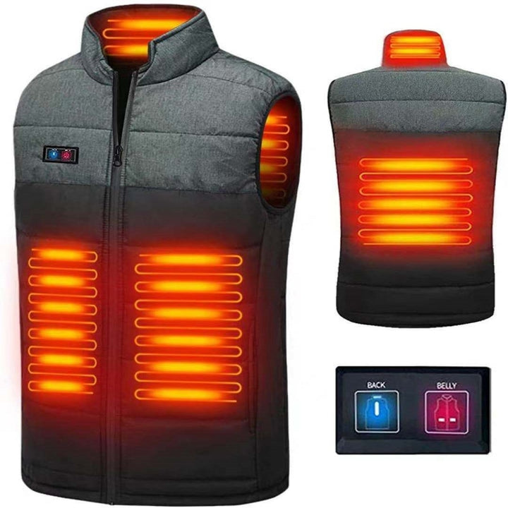 Heated Vest Electric Heating 3 Constant Temperature Warm Cotton Jacket, S, M, L, XL, 2XL