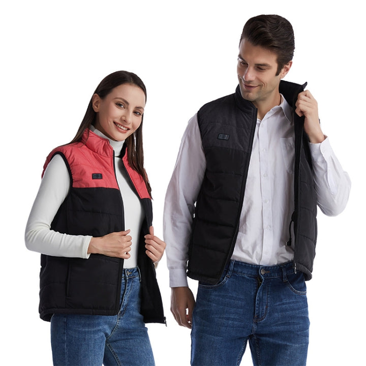 Heated Vest Electric Heating 3 Constant Temperature Warm Cotton Jacket, S, M, L, XL, 2XL