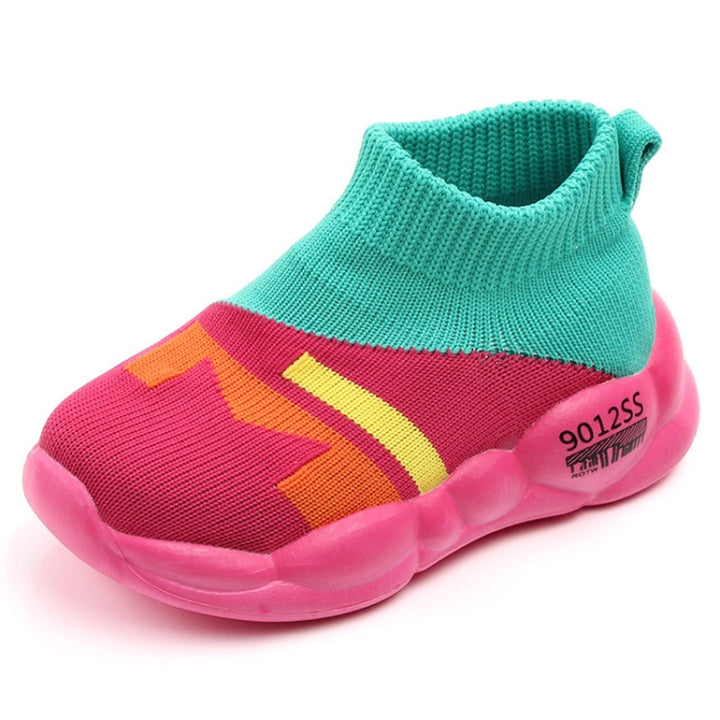 D2232 Breathable Baby Walking Shoes Fly Woven Mesh Children Casual Shoes, 21, 22, 23, 24, 25