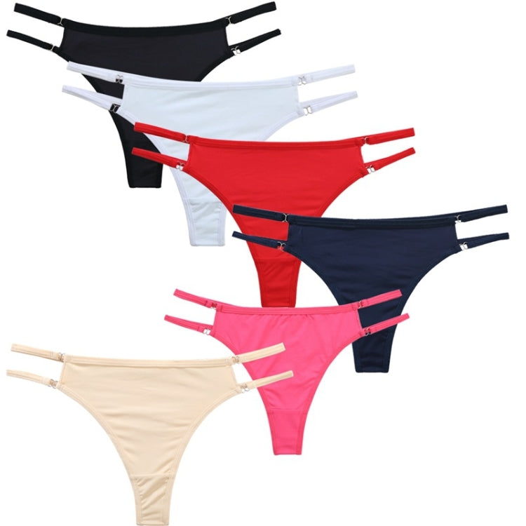 1349 Ice Silk Double Thin Strap Panties Ladies Low Waist Sexy Underwear, 1349 S Blue, 1349 L Red, 1349 S Rose Red, 1349 L Blue, 1349 S Skin Color, 1349 L Rose Red, 1349 M Black, 1349 L Skin Color, 1349 M White, 1349 M Red, 1349 M Blue, 1349 M Rose Red