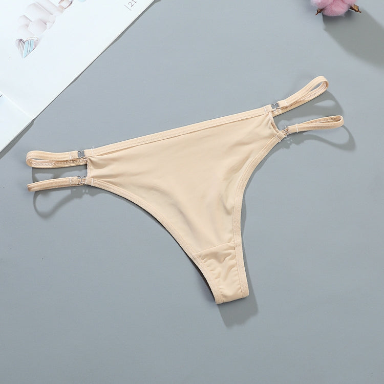 1349 Ice Silk Double Thin Strap Panties Ladies Low Waist Sexy Underwear, 1349 S Blue, 1349 L Red, 1349 S Rose Red, 1349 L Blue, 1349 S Skin Color, 1349 L Rose Red, 1349 M Black, 1349 L Skin Color, 1349 M White, 1349 M Red, 1349 M Blue, 1349 M Rose Red