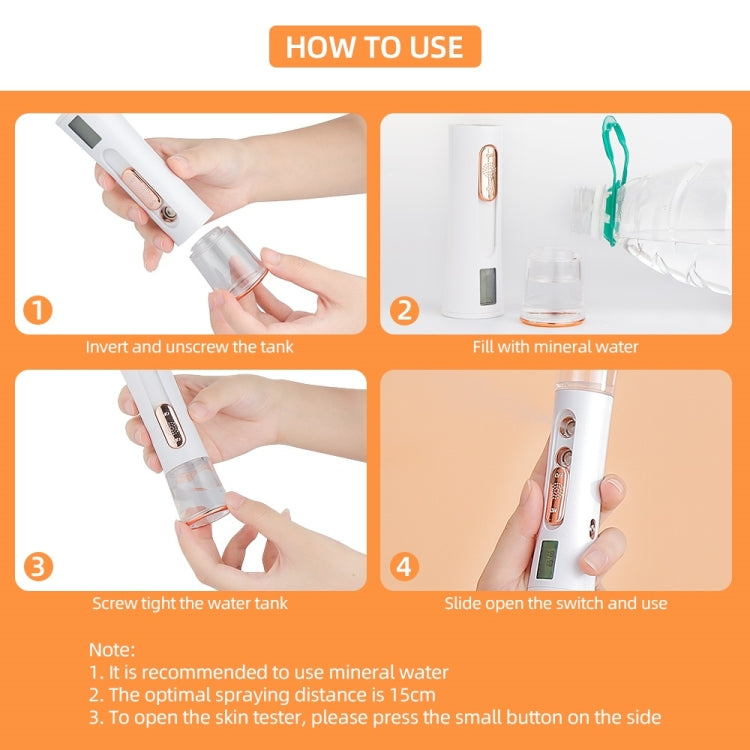 Mist Sprayer Handheld Nano Beauty Instrument Mini Hydrating Humidifier