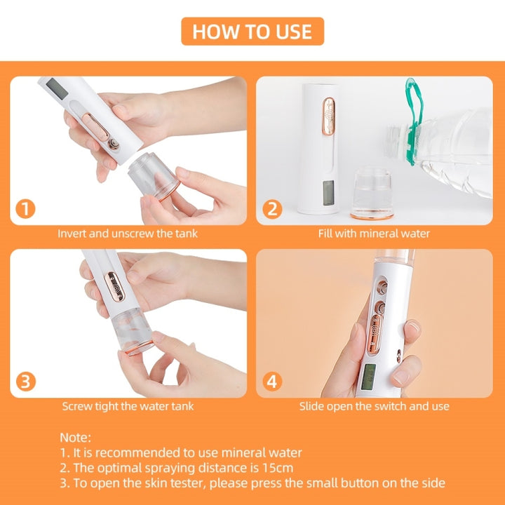 Mist Sprayer Handheld Nano Beauty Instrument Mini Hydrating Humidifier