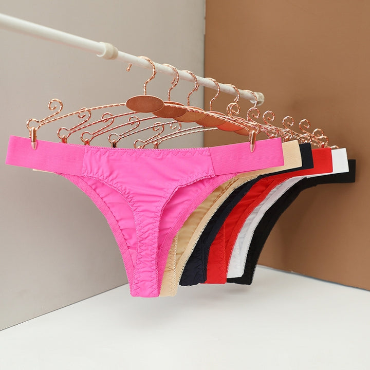 1347 Sports Style Seamless Ice Silk Panties Women Breathable Thong, 1347 S Dark Blue, 1347 S Skin Color, 1347 S Rose Red, 1347 S Black, 1347 S White, 1347 S Red