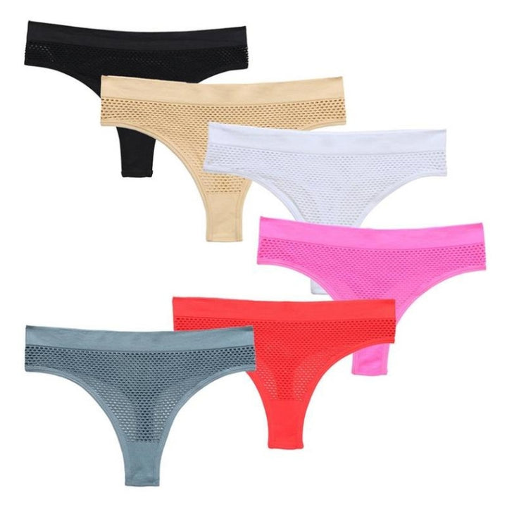 1122 Mesh Seamless Panties Women Sexy Transparent Low Waist Thong, 1122 Red, 1122 Gray, 1122 Rose Red, 1122 Black, 1122 White, 1122 Skin Color