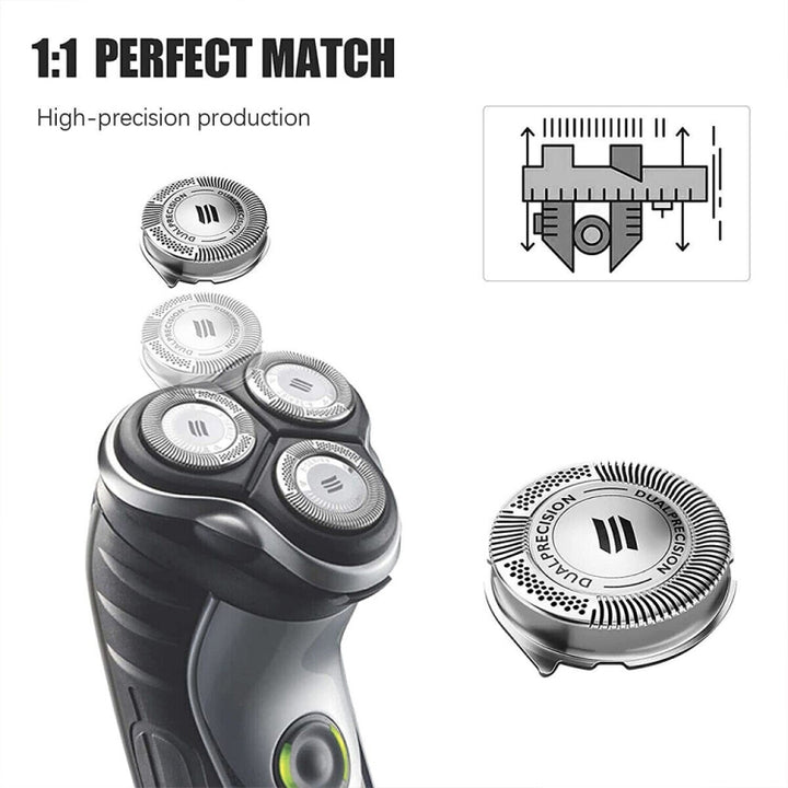 For Philips HQ8/HQ7180/HQ7140/HQ6090/HQ6075/PT860/870 Dual Shavers Blade, Dual Shavers Head