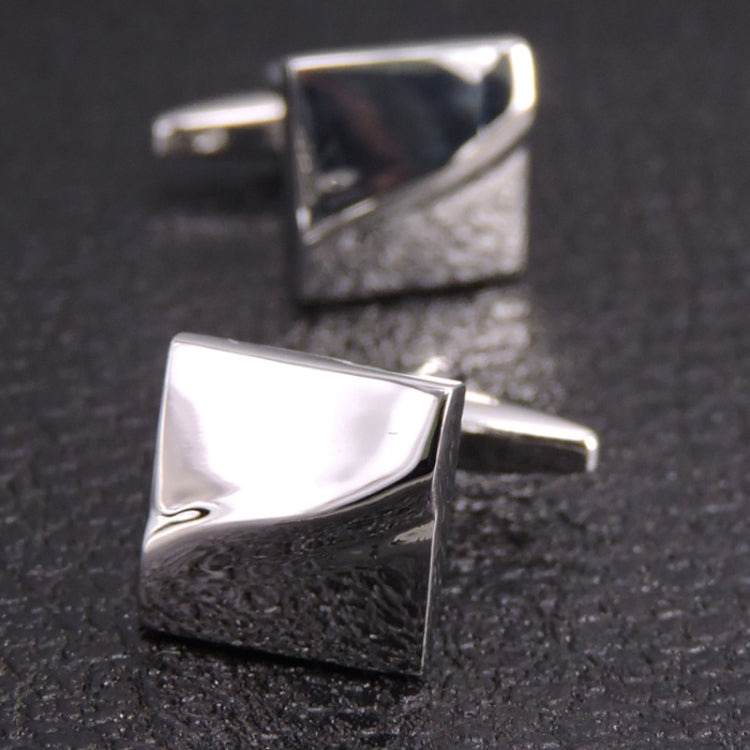 Laser Metal Brass Men Shirt Cufflinks, Silver, Silver laser, Silver folding, Black square, Silver small square, Silver laser line, Silver wave, Black silver net, Black Bottom Golden Net, Black vermica, White enamel, Black back, White back, Red back